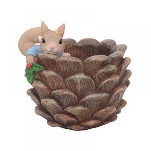Squirrel Resin Pot