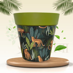 Libro Panther Print Planter