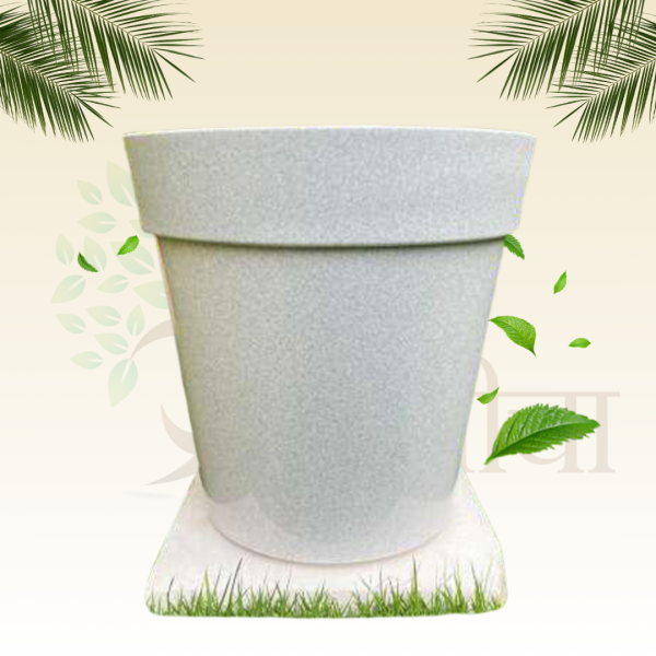Libro Grey Plastic Planter