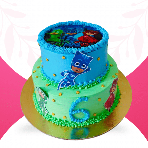 Butterscotch PJ Mask Cake