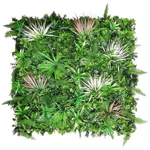 UV Artificial Vertical Garden Mat Mixed Fern 100x100 cm