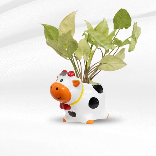 cow resin pot