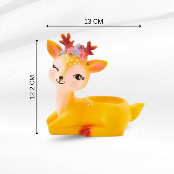deer wynk resin pot