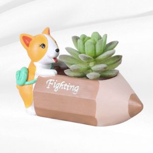 Pencil Dog Resin Pot | Mera Baghicha