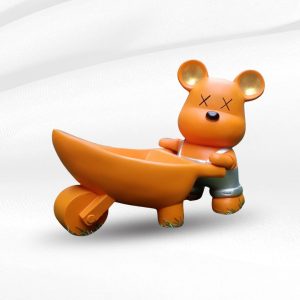 Teddy with Trolley Organiser Orange | Mera Baghicha