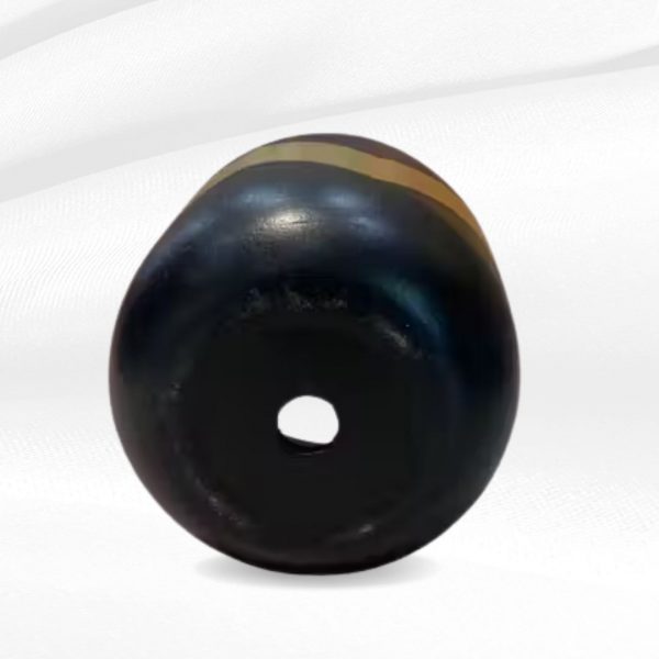terracotta golden flower black pot