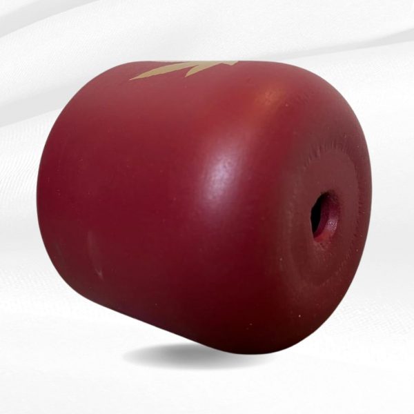 red golden leaf terracotta planter